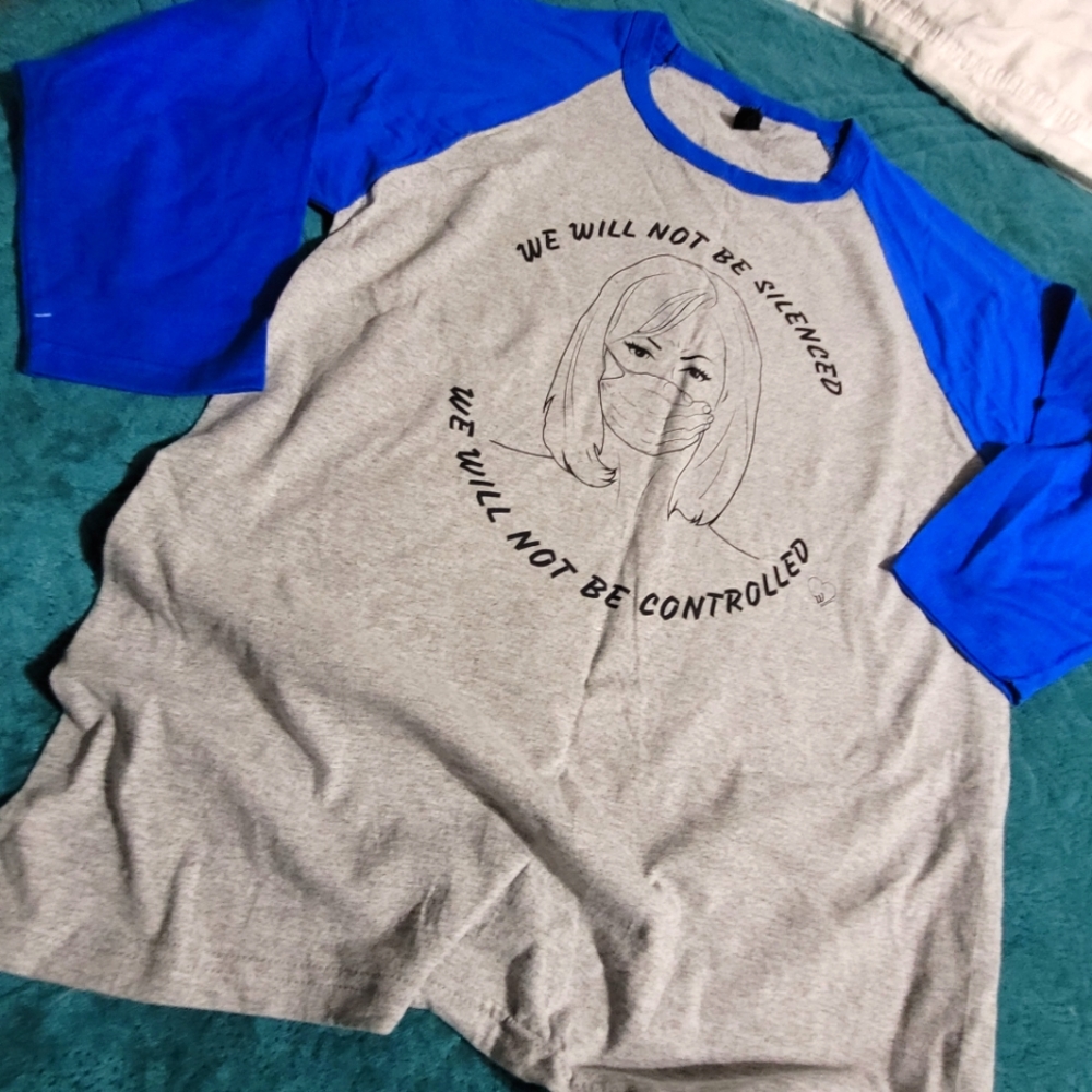 Womans Rights Raglan Medium Unisex, Like New